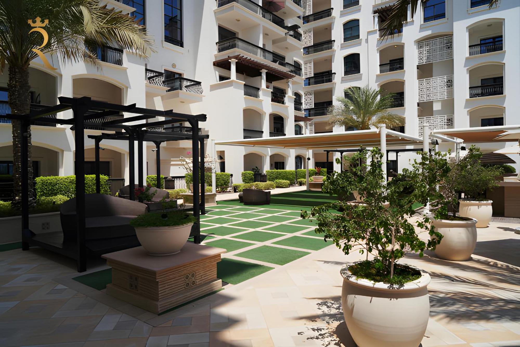 Elegant 2Br Golf View Oasis With Maids Room In Yas Island Abu Dhabi Exterior photo