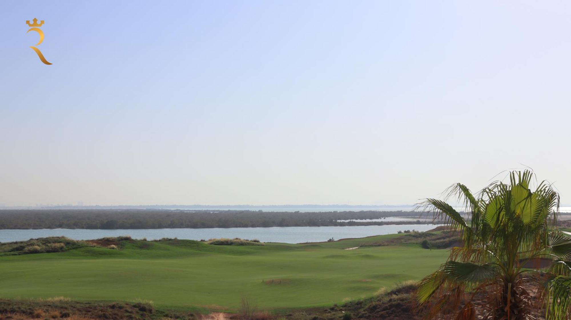 Elegant 2Br Golf View Oasis With Maids Room In Yas Island Abu Dhabi Exterior photo